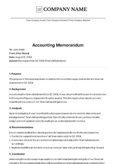 accounting memorandum june2014