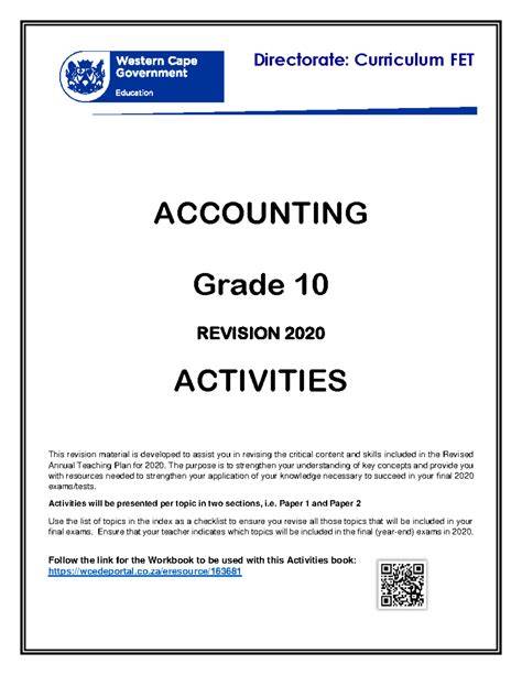 accounting mid year grade 10