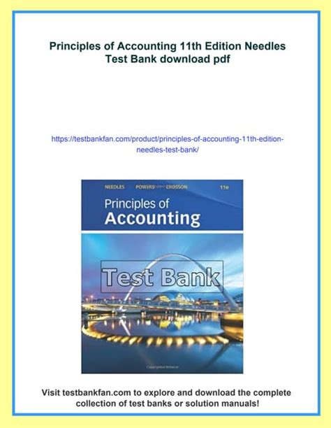 Accounting Principles 11th Edition Test Bank