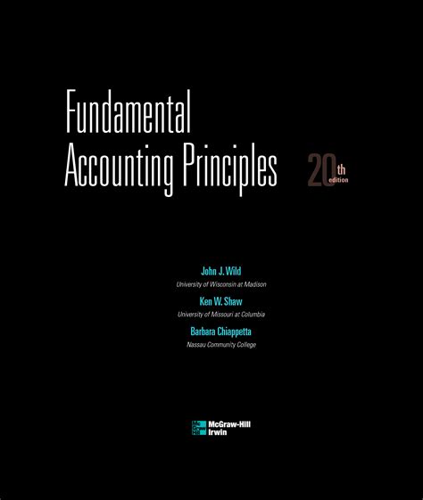 Accounting Principles 20th Edition Solution Manual