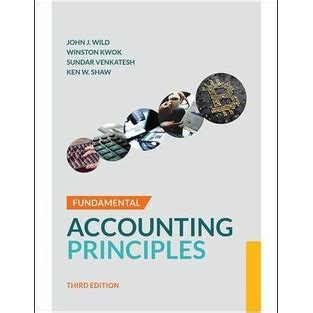 Accounting Principles 3rd Edition