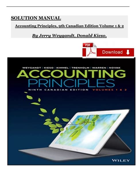 Accounting Principles 9th Edition Solution Manual Free