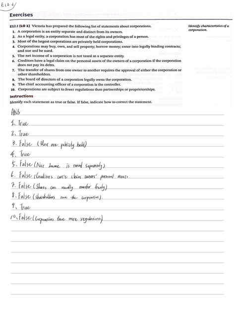 Accounting Problem E12 1 E12 2