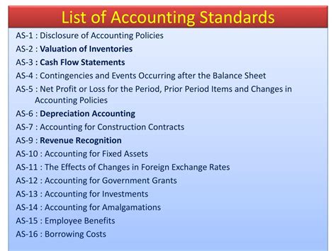 Accounting Standards