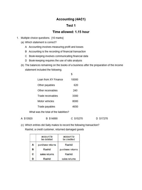 Accounting Test