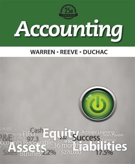 Read Online Accounting 25E Warren Answer Key 