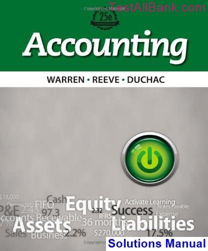 Read Accounting 25Th Edition Solutions 