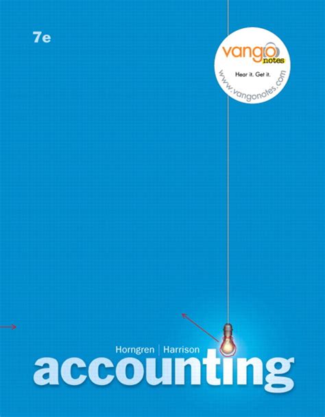 Read Accounting 7Th Edition Horngren Harrison 