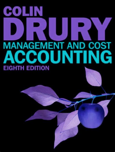 Read Accounting 8Th Edition Pdf Colin Drury Management And Cost 