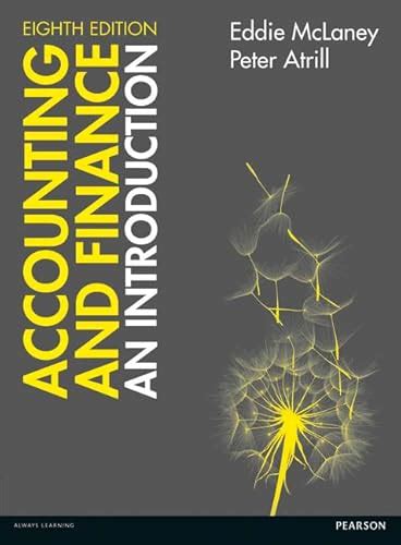 Read Accounting And Finance An Introduction 8Th Edition 