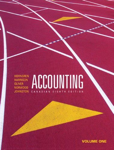 Download Accounting Canadian Eighth Edition Horngren Harrison 