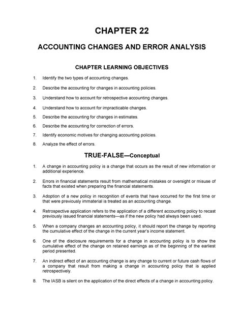 Read Online Accounting Changes And Error Analysis Solutions 