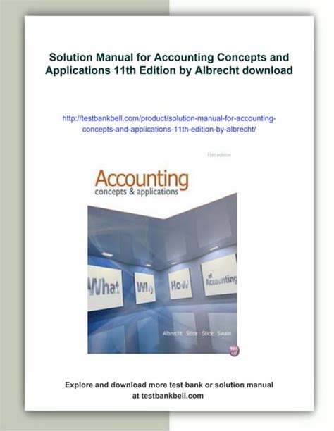 Download Accounting Concepts And Applications 11Th Edition Solutions 
