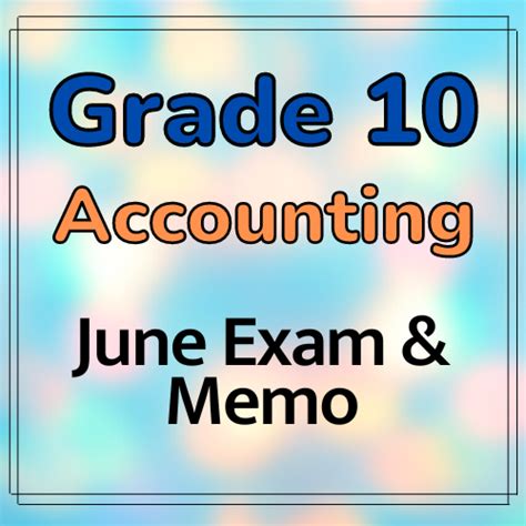 Full Download Accounting Grade 10 June Exam Efello 