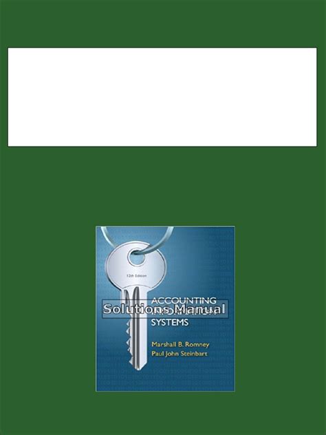 Full Download Accounting Information Systems 12Th Edition Solutions Scribd 