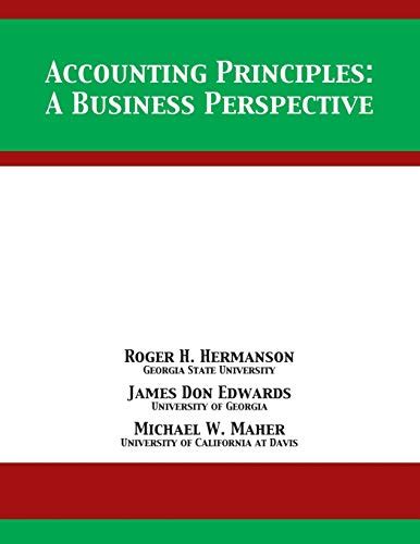 Read Online Accounting Principles A Business Perspective 9E 