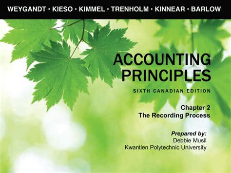 Read Online Accounting Principles Fifth Canadian Edition Solutions 
