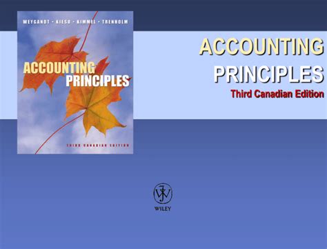 Download Accounting Principles Third Canadian Edition 