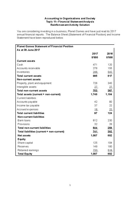 Download Accounting Reinforcement Activity Answer Key 