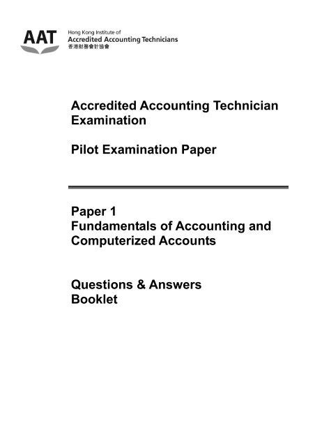 Read Online Accounting Technicians Sample Papers Shahz 