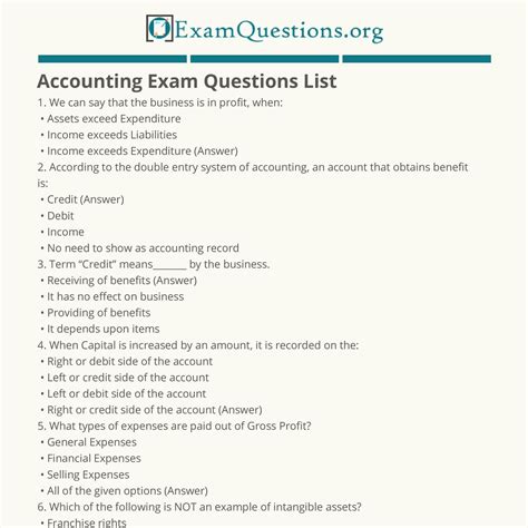 Full Download Accounting Test Questions Answers 