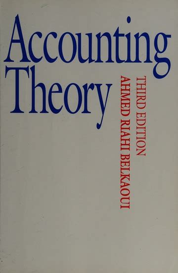 Download Accounting Theory 3Rd Edition Belkaoui 