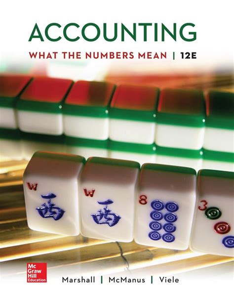 Full Download Accounting What The Numbers Mean David Marshall 