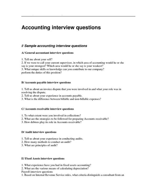 Full Download Accounts Interview Questions And Answers For Experienced Pdf File Format