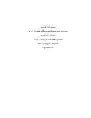 Acct 553 Week 8 Final Exam