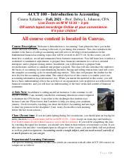 Read Online Acct 100 Introduction To Accounting Course Syllabus 