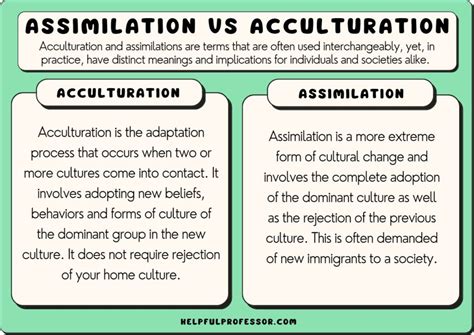 Acculturation Vs Assimilation