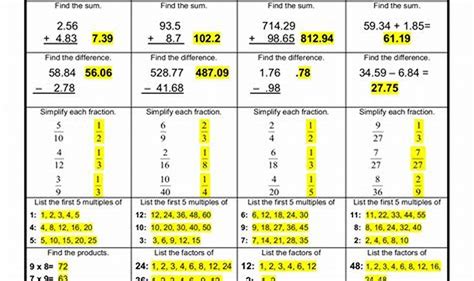ace math answers filling and wrapping