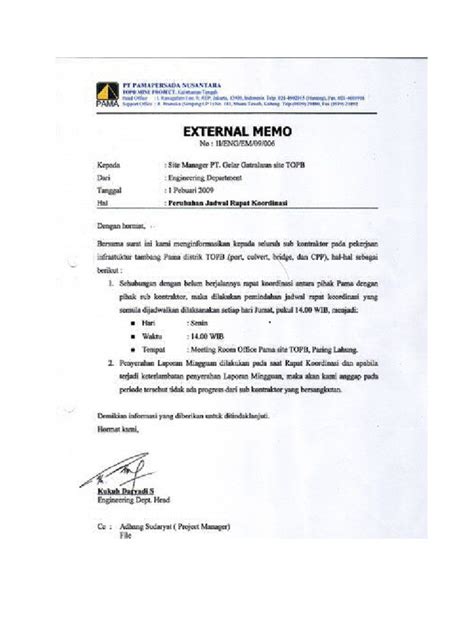 Ace Memo External Esis
