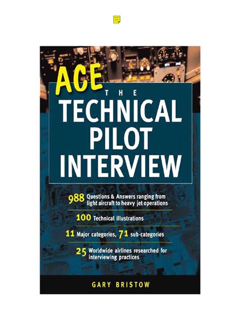 Ace The Technical Pilot Interview 2nd Edition Pdf