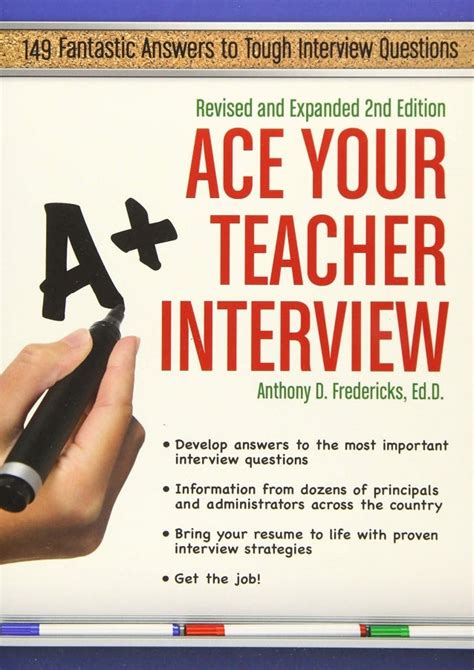 Read Ace Your Teacher Interview 149 Fantastic Answers To Tough Interview Questions Revised Expanded 2Nd Ed 