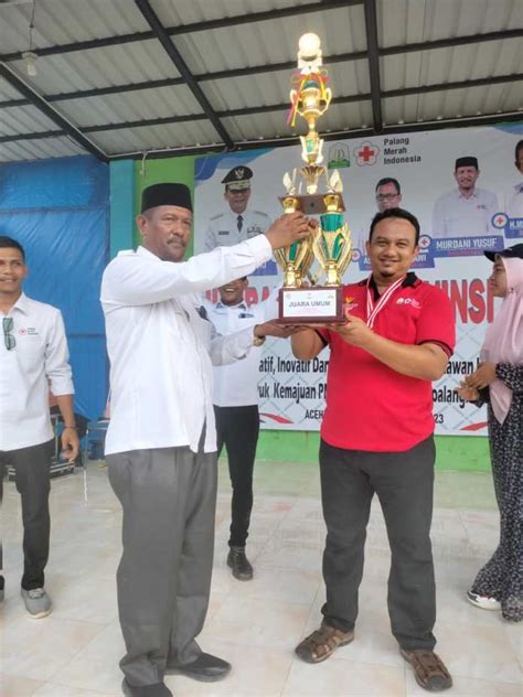 Aceh Tamiang Juara Umum Jumbara Pmr Pmi Aceh Baju Pmr Sma - Baju Pmr Sma