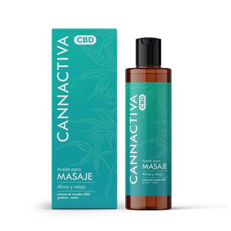 aceite cbd masaje