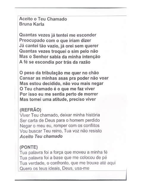 Aceito Teu Chamado