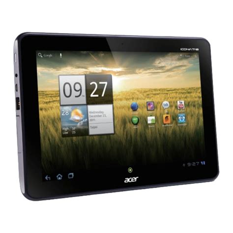 Read Acer A200 User Guide 