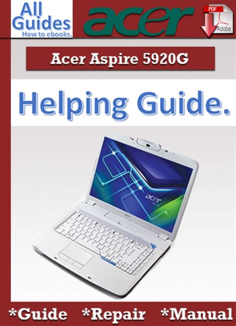 Download Acer Aspire 5920 User Guide Owners Instruction 