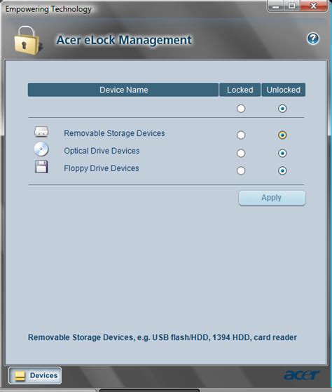 Read Acer Elock Manager Guide 