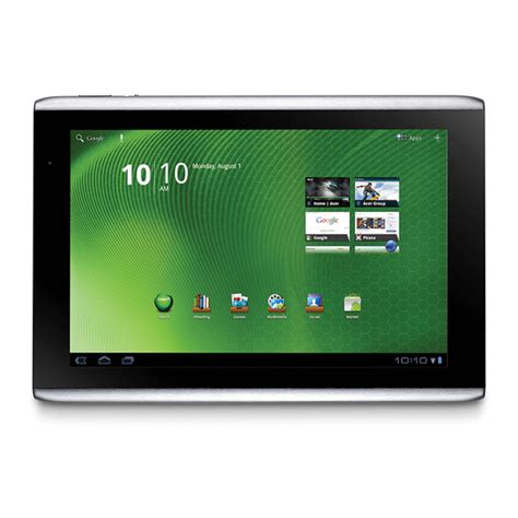 Full Download Acer Iconia Tab A500 Manual 