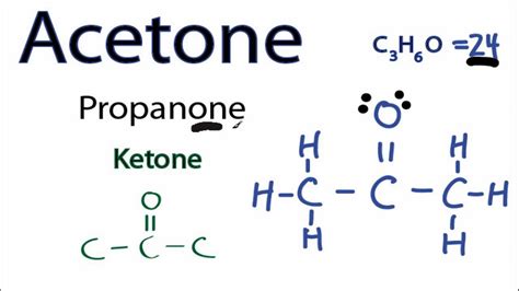 Acetone Lewis Structure