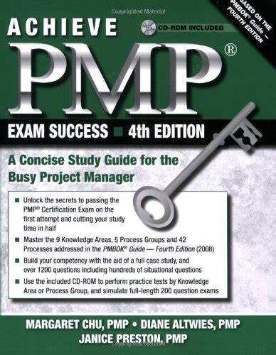 Read Online Achieve Pmp Exam Success 4Th Edition 2009 