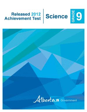 Read Online Achievement Test Released 2010 Science Grade 9 