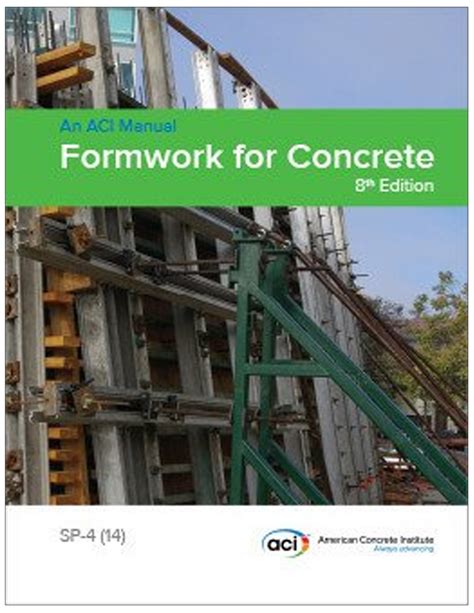 Read Online Aci Sp 4 Formwork For Concrete 7Th Edition Fdnwa 
