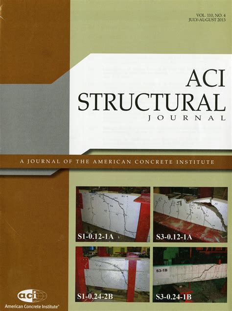 Download Aci Structural Journal 2013 