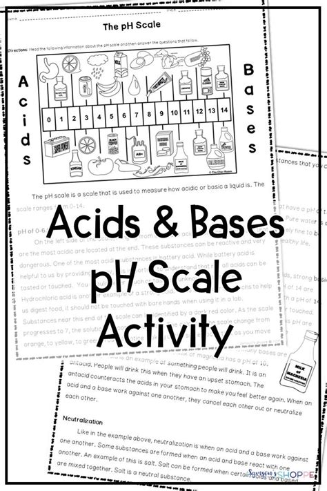 Acids And Bases Lesson Plan Worksheet Activity Acid Base Properties Worksheet - Acid Base Properties Worksheet