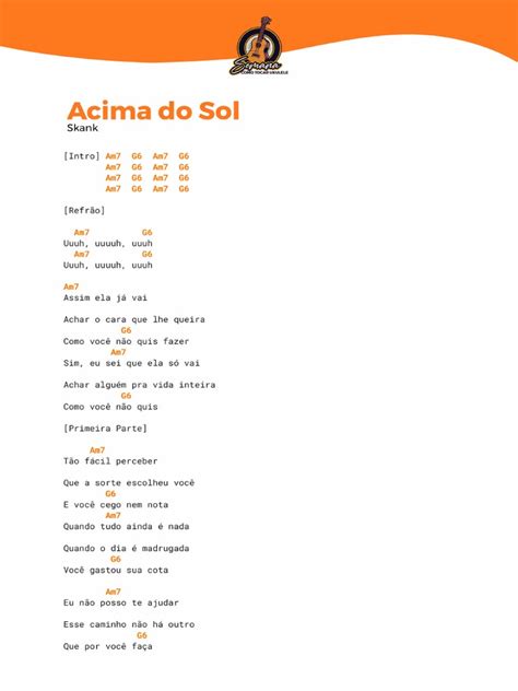 Acima Do Sol Letra