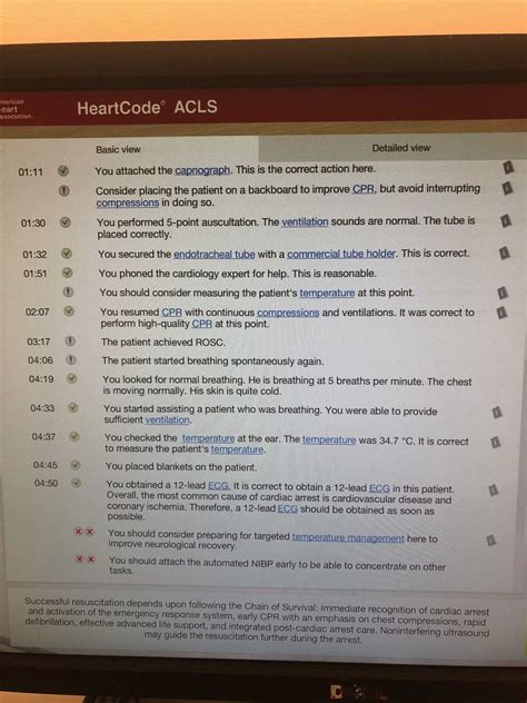 Acls Heartcode Answers